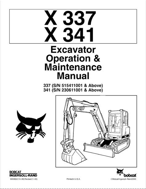 bobcat 337 mini excavator service manual|bobcat 337 parts diagram.